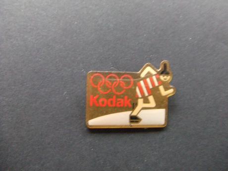 Olympische spelen sponsor Kodak schaatsen,